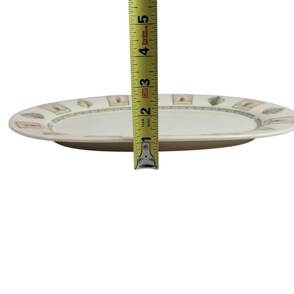 Pfaltzgraff Naturewood Oval Serving Platter Stoneware 14.5" Vintage Made in USA - Picture 9 of 9